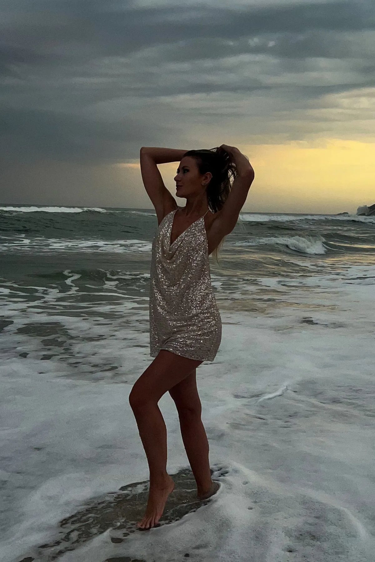 VESTIDO AURORA DOURADO