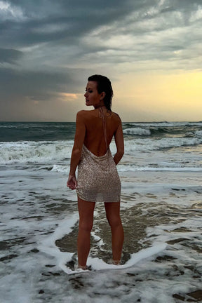 VESTIDO AURORA DOURADO