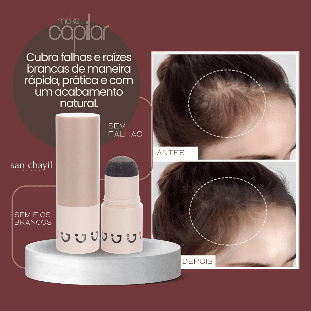 Maquiagem capilar Instantânea - COMPRE 1, LEVE 2!
