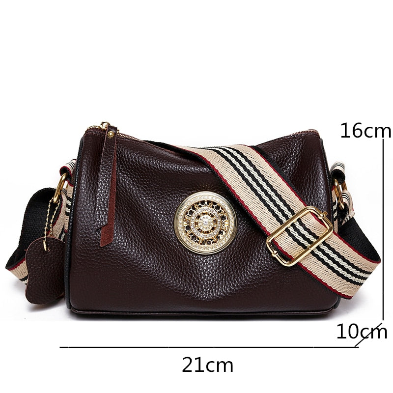 Bolsa de Ombro Feminina Pequena Couro - Solar Mini