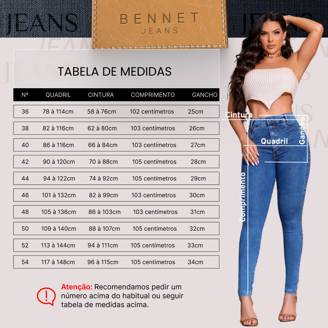 Calça Jeans Skinny Cintura Alta 5 Botões Ref: 0CJ10
