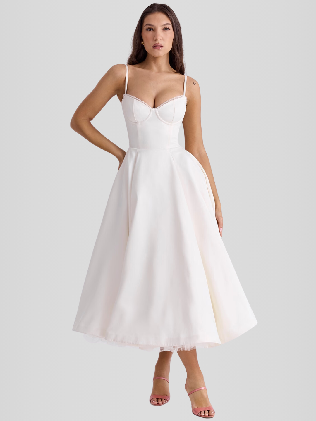 Vestido Luz Serena - Dupla Camada