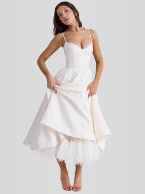 Vestido Luz Serena - Dupla Camada