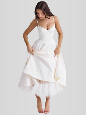 Vestido Luz Serena - Dupla Camada