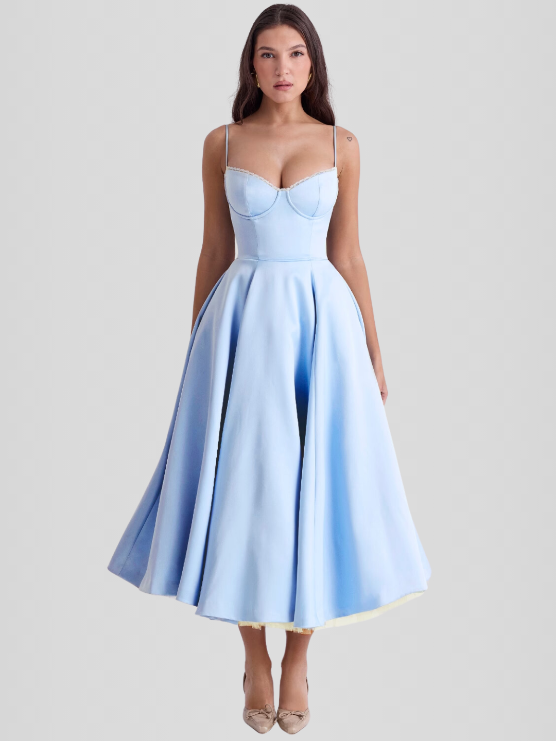 Vestido Luz Serena - Dupla Camada