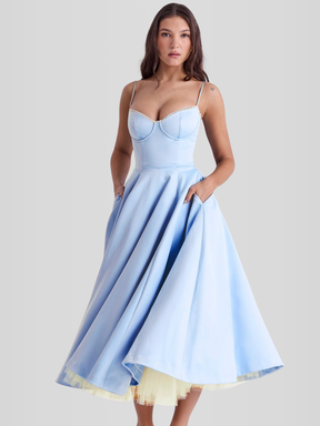Vestido Luz Serena - Dupla Camada