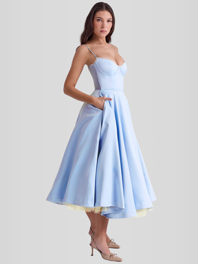 Vestido Luz Serena - Dupla Camada