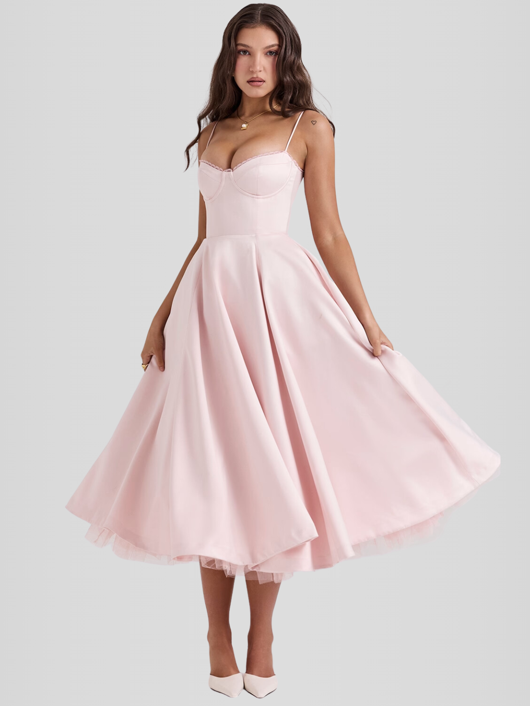 Vestido Luz Serena - Dupla Camada