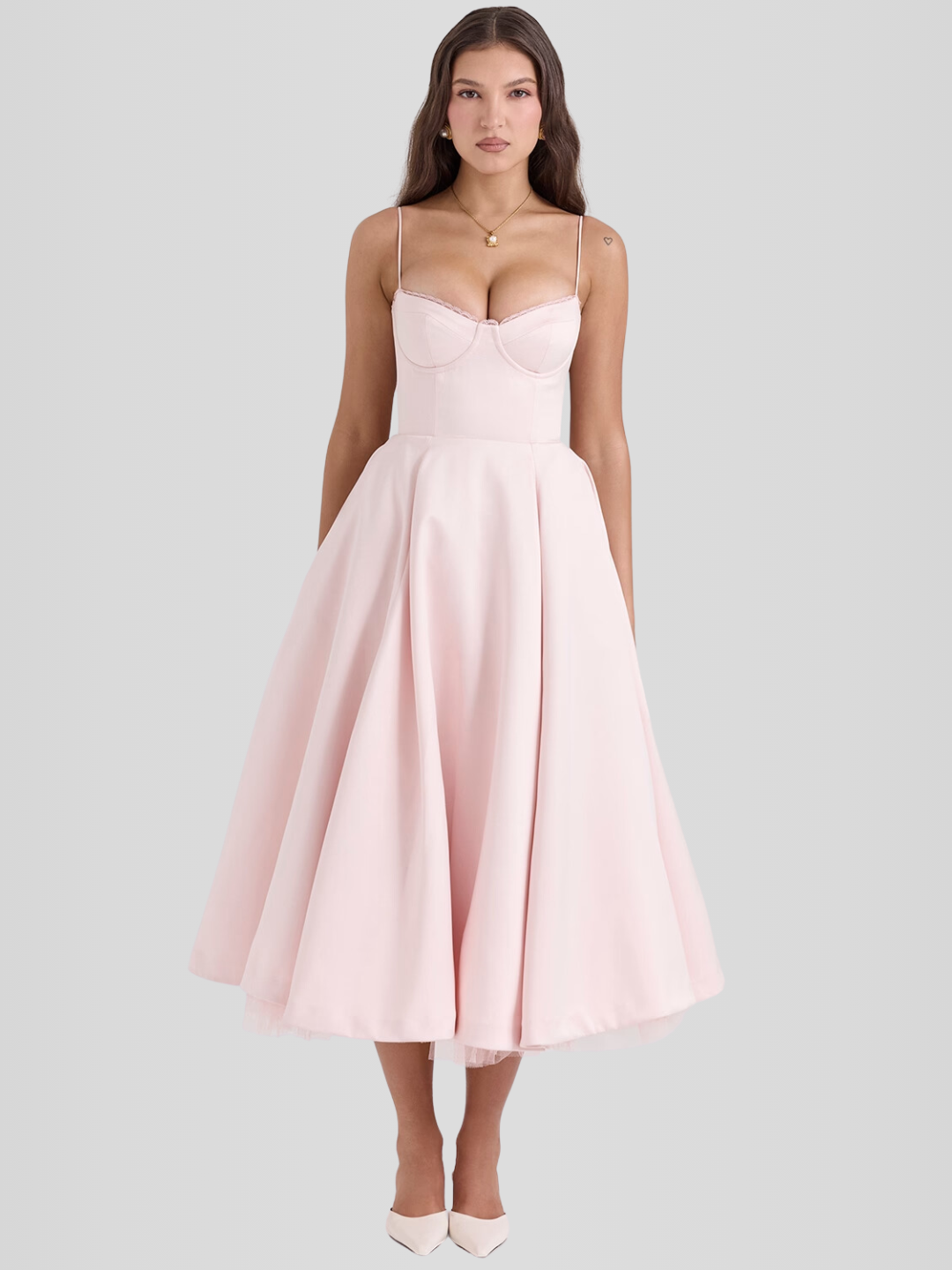 Vestido Luz Serena - Dupla Camada