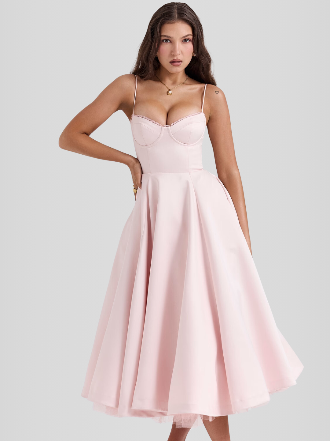 Vestido Luz Serena - Dupla Camada