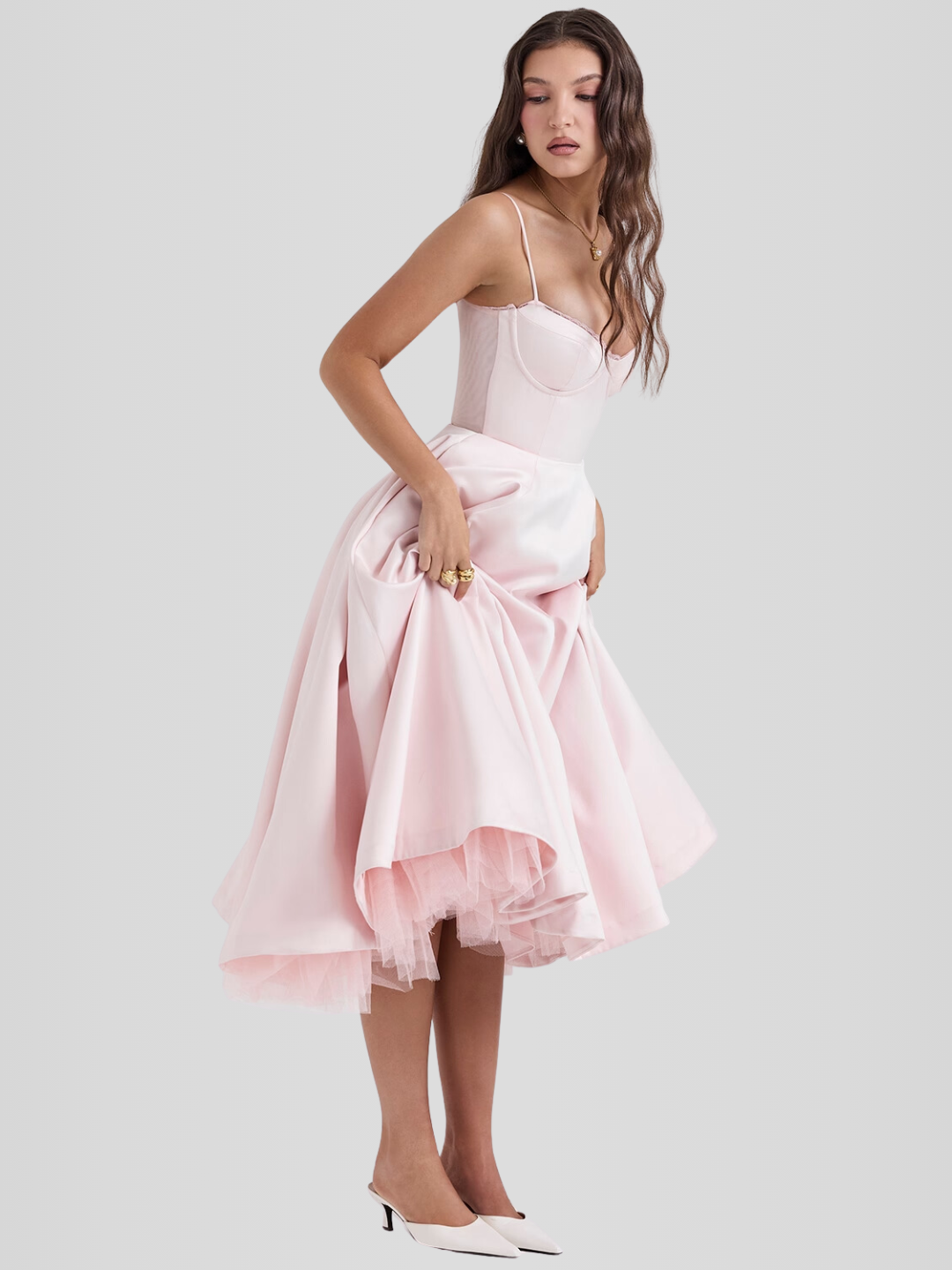 Vestido Luz Serena - Dupla Camada