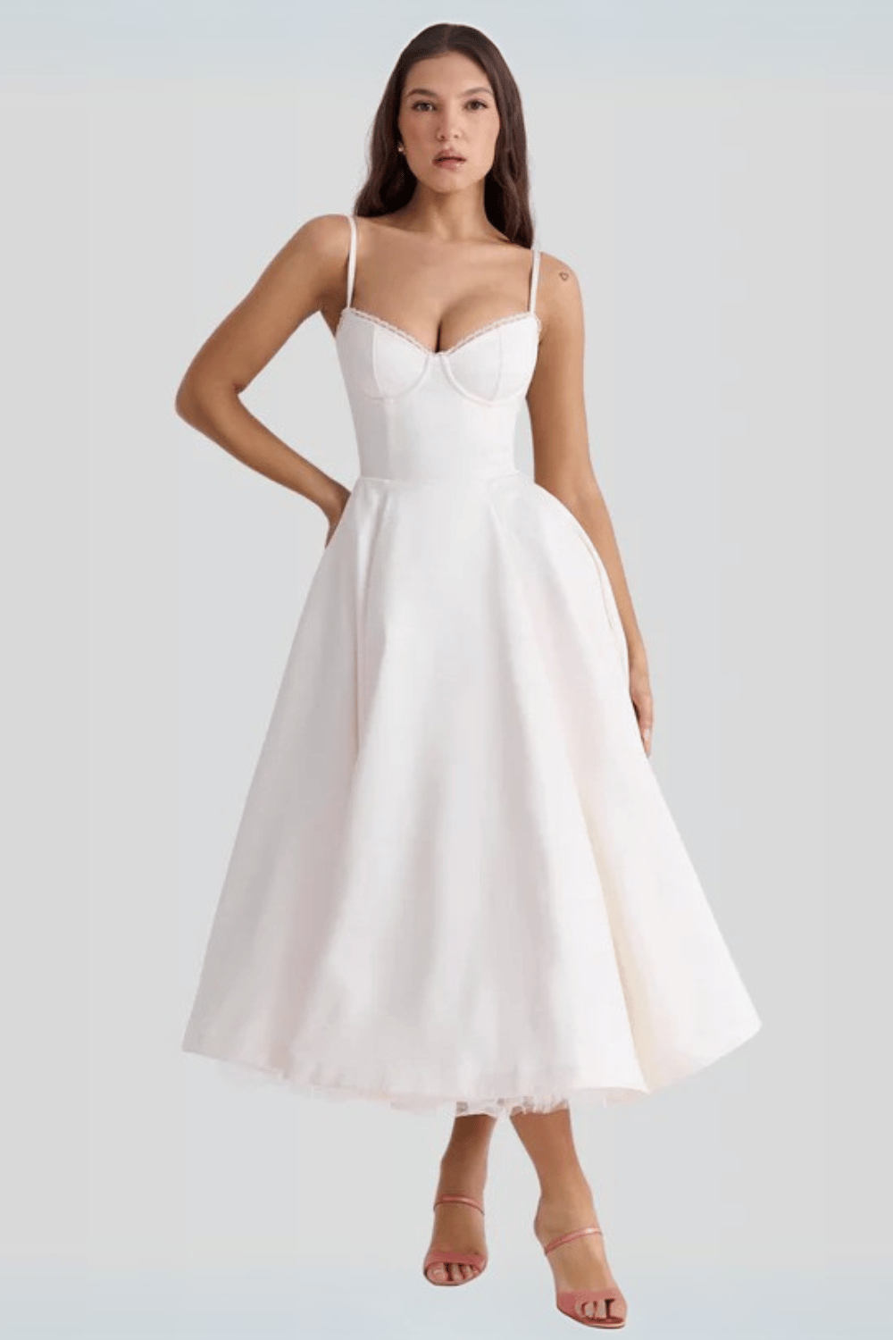 Vestido Luz Serena - Dupla Camada